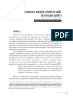 Recursos humanos e gestão do trabalho em saúde- da teoria para a prática