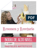 Recetario - Bodas de Alto Nivel