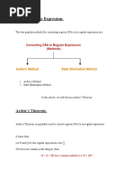 DFA To Regular Expression