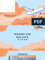 Aircraft General Knowledge (WEIGHT & BALANCE)