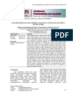 Analisis Permasalahan Pembelajaran Ipa: Studi Kasus Di SMPN 7 Muaro Jambi