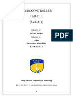 Microcontroller Lab File - 72