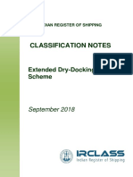 18 Cn Extended Dry Docking Scheme