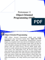 Pertemuan 11: Object-Oriented Programming (OOP)