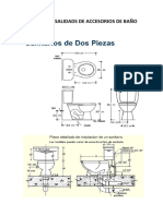 Medidas de Salidads de Accesorios de Baño