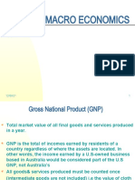 Macro Economics: GNP GDP