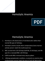 HEMATOLOGY Hemolytic Anemia - PPT 93