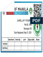 Jharel Jay F Pizarro Feb 06, 1996 Barangay 403 Date Registered: May 01, 2021