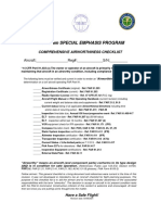 Faasteam Special Emphasis Program: Comprehensive Airworthiness Checklist