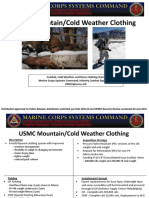USMC Mountain Cold Weather Clothing Systems