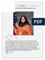 Kalpana Chawla: First Indian Woman in Space: Project