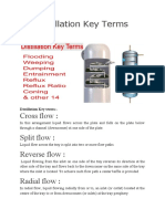 Distillation Key Terms: Cross Flow: Split Flow: Reverse Flow