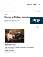 Murder in Stalin's Paradise - The Edge Markets