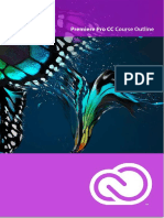 Premiere Pro CC Course Outline: Page 1 of 4