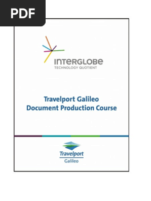Galileo Document Production Manual