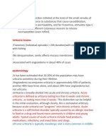 Urticaria Lesions