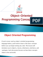 Object-Oriented Programming Concept in Java