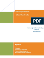 Clustering Techniques - Utkarsh Kulshrestha