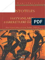 Aristoteles Butun Yapitlari 1 Hayvanların Hareketleri Üzerine