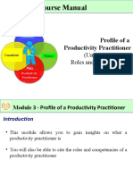 Module 3 - Role of Productivity Practitioner