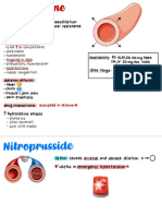 Hydralazine & Nitroprusside