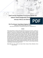 Studi Literatur Pengolahan Warna Pada Limbah Cair Industri Tekstil Menggunakan Metode Proses Adsorpsi, Filtrasi, Dan Elektrolisis