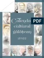 Calendar Cultural Gălățean 2022