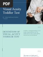 Visual Acuity Toddler Test