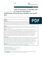 A Systematic Review of Measures of Shoulder Pain and Functioning Using The International Classification of Functioning, Disability and Health (ICF)