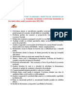 Propuneri teme pentru elaborarea lucrărilor, referatelor etc.-Economie.