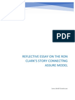 Reflective Essay On The Ron Clark'S Story Connecting Assure Model