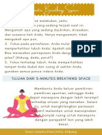 Panduan 3 Minutes Breathing Space