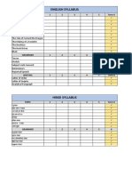 Colorful Class 10 Syllabus