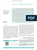 Artikel Asli - Masking A Metal Cast Post and Core Using High Opacity E.max Ceramic