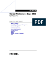 Optical Multiservice Edge 6130 TL1 Reference