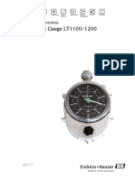 Float Tank Gauge LT1100/1200: Operating Instructions