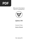 Qubes OS: Masaryk University