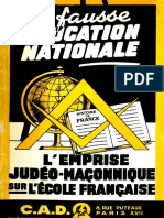 Bertrand Jean - Wacogne Claude - La Fausse Éducation Nationale