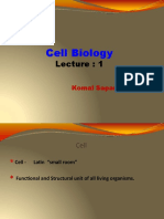 Cell Biology: Komal Sapara