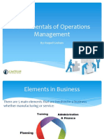 Fundamentals of Operations Management: By: Raquel Graham