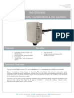 GS-CO2-622 Duct Mounted C0, Temperature & RH Sensors: Features: Benefits