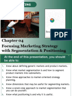 Focusing Marketing Strategy With Segmentation & Positioning