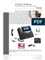 8841 TSG Approved Class A Cisco 8841 CNSS VOIP Phone