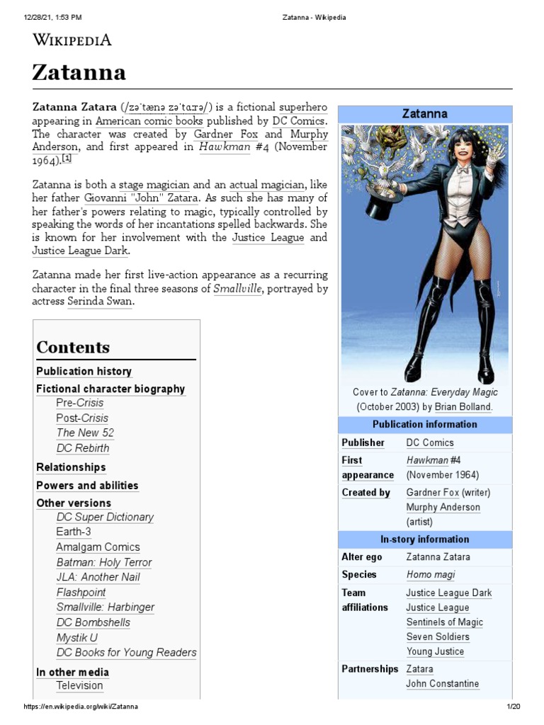 Zatanna - Wikipedia