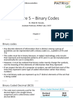 Lecture 005 - Binary Codes