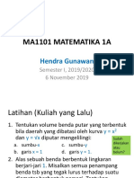 Ma1101 Matematika 1A: Hendra Gunawan