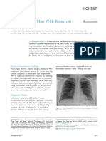 A 24-Year-Old Man With Recurrent Hemoptysis: Physical Examination Findings
