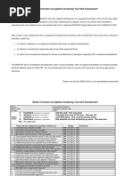 PASS - Performance Assessment of Self-Care Skills | PDF