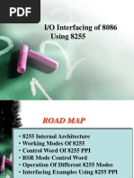 I/O Interfacing of 8086 Using 8255