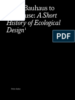 History of Ecological Design: From Bauhaus To Ecohouse: A Short